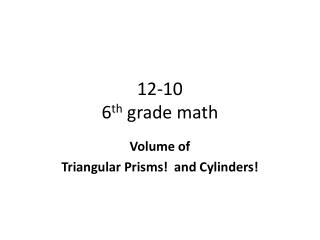 12-10 6 th grade math