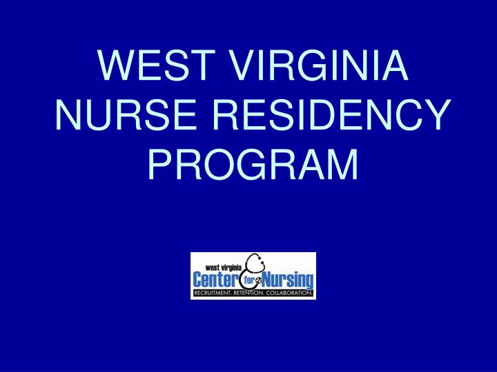 west virginia nurse residency program
