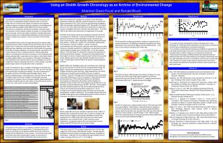 Using an Otolith Growth Chronology as an Archive of Environmental Change