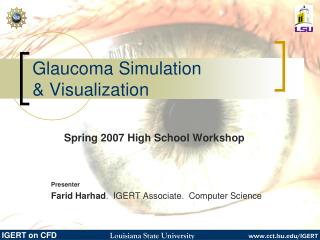 Glaucoma Simulation &amp; Visualization