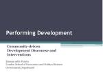 Performing Development - slide 1