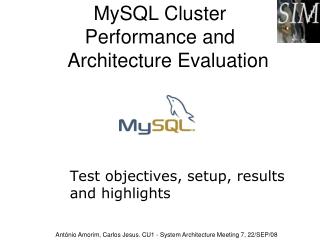 MySQL Cluster Performance and Architecture Evaluation
