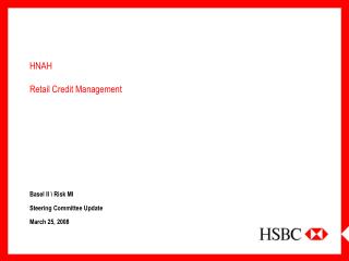 HNAH Retail Credit Management
