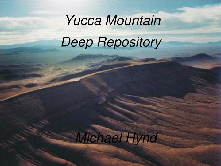 yucca mountain