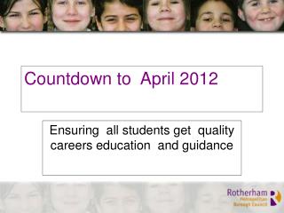 Countdown to April 2012