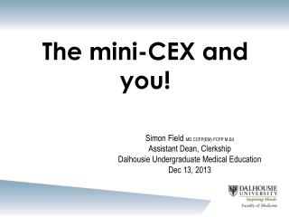 The mini-CEX and you!