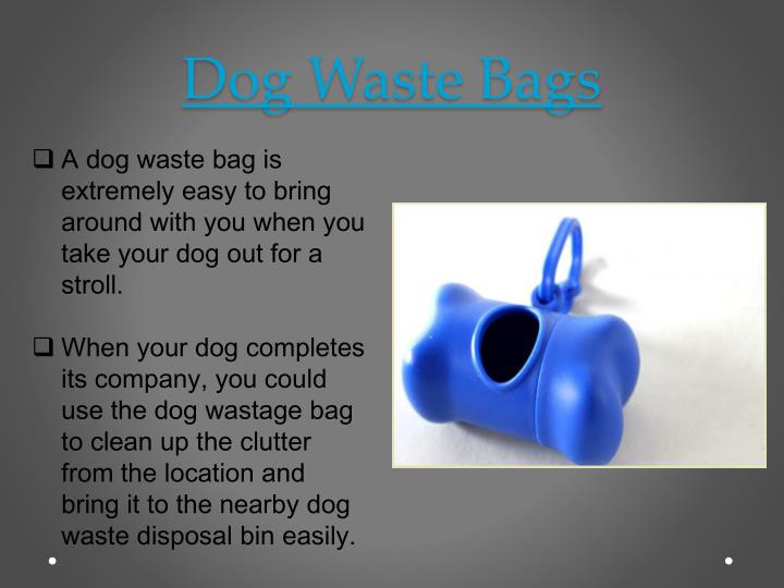 dog waste bags