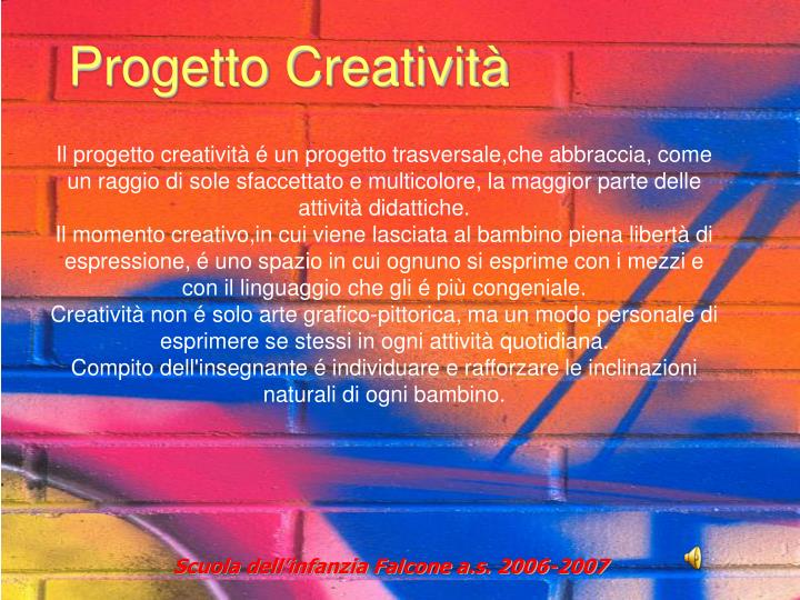 progetto creativit