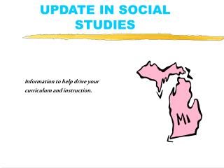 UPDATE IN SOCIAL STUDIES