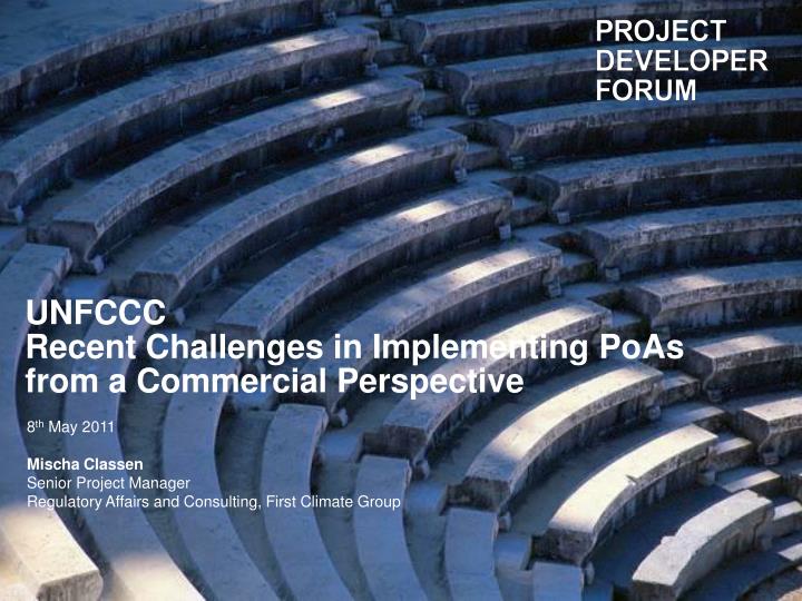 unfccc recent challenges in implementing poas from a commercial perspective