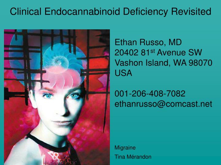 clinical endocannabinoid deficiency revisited