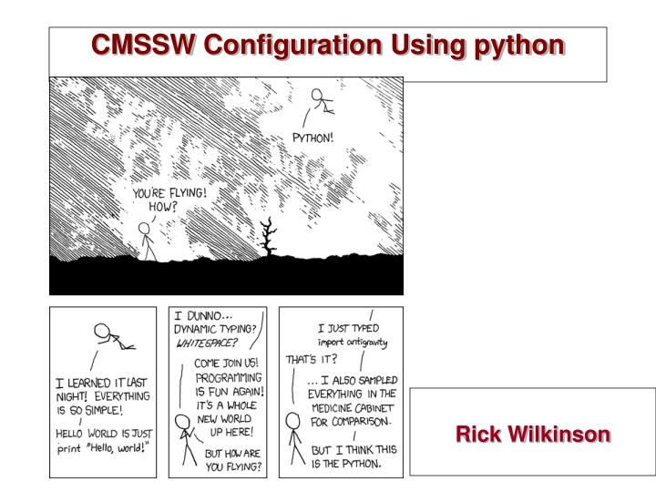 cmssw configuration using python