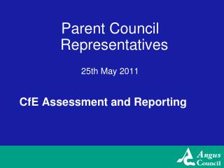 CfE Assessment and Reporting