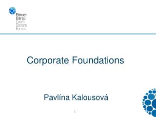 Corporate Foundations