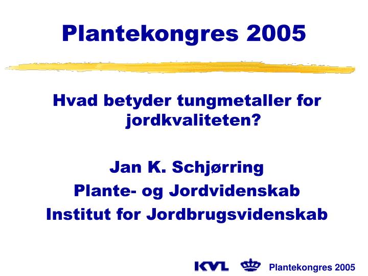 plantekongres 2005