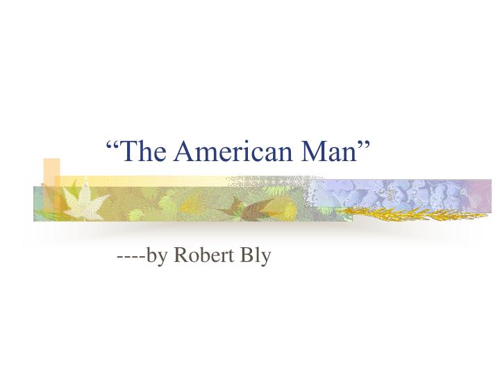 the american man