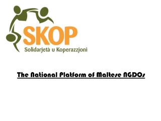 The National Platform of Maltese NGDOs