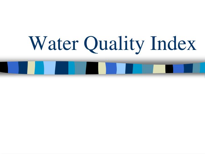 water quality index