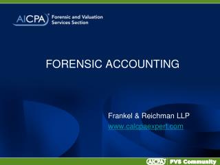 FORENSIC ACCOUNTING