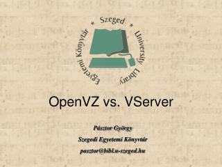 openvz vs vserver