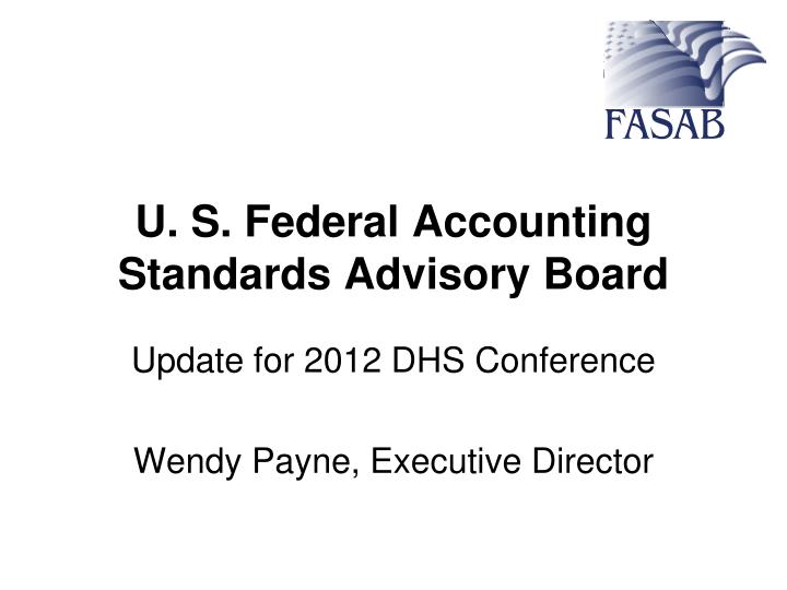 u s federal accounting standards advisory board