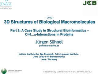 2012 - 3D Structures of Biological Macromolecules