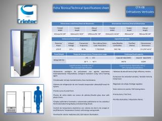 CFX-08 Enfriadores Verticales