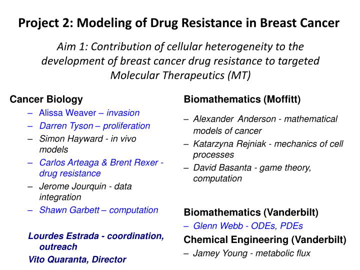 project 2 modeling of drug resistance in breast cancer