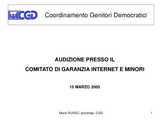 coordinamento genitori democratici
