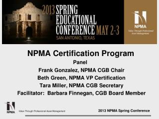 NPMA Certification Program