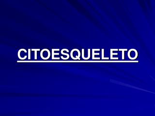 citoesqueleto