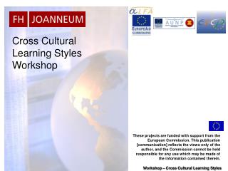 Cross Cultural Learning Styles Workshop