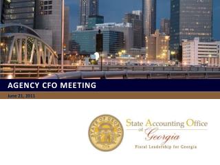 Agency CFO MEETING