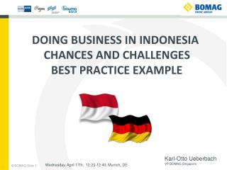 Doing Business in Indonesia Chances and Challenges Best practice example