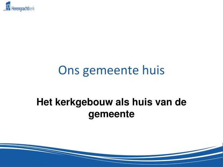 ons gemeente huis