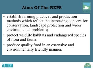 Aims Of The REPS