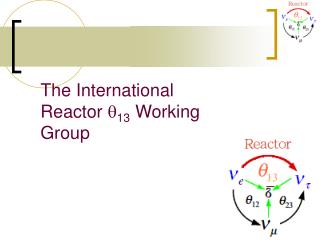 The International Reactor q 13 Working Group