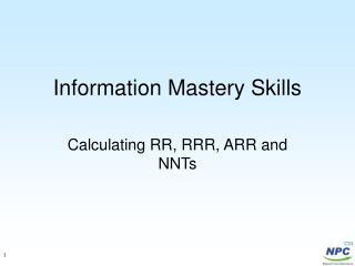 Information Mastery Skills