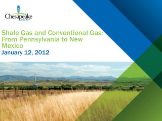 Shale Gas and Conventional Gas: From Pennsylvania to New Mexico