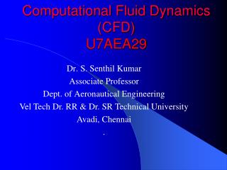 Computational Fluid Dynamics (CFD) U7AEA29