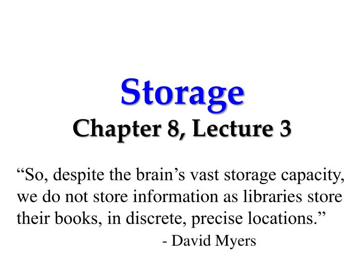 storage chapter 8 lecture 3