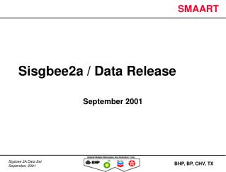 Sisgbee2a / Data Release