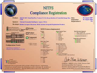 NITFS Compliance Registration