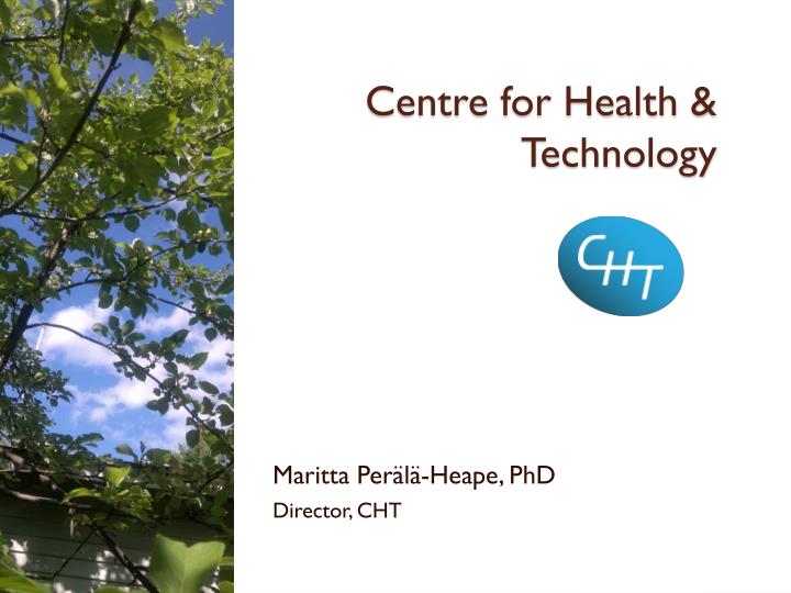 centre for health technology