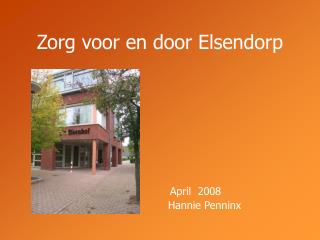 zorg voor en door elsendorp