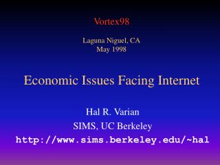 Economic Issues Facing Internet