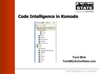Code Intelligence in Komodo