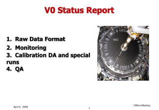 V0 Status Report