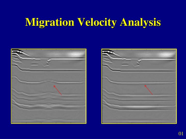 migration velocity analysis