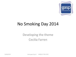 No Smoking Day 2014